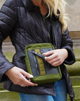 Major Vegan Crossbody Reporter Bag