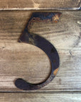 5" Classic Font Rusty Metal Alphabet Letters A-Z 0-9