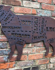 Rusty Metal Butchers Lamb Sign