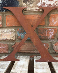 Classic Rusty Metal Letters 5" And 12" A-Z 0-9 Rustic Signs For The Home And Garden