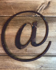 5" Classic Font Rusty Metal Alphabet Letters A-Z 0-9