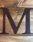 5" Classic Font Rusty Metal Alphabet Letters A-Z 0-9