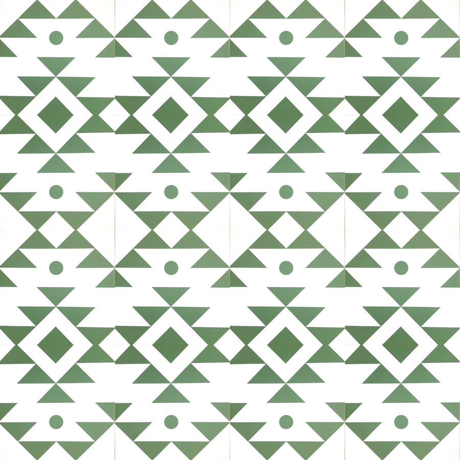LIMA luxury porcelain tile, modern South American design, green and white, slip-resistant, indoor outdoor use, no sealing required by Maria Starling Design at brixbailey.com