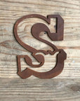 Rusty 5" Carnival Metal Letters A-Z