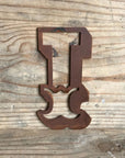 Rusty 5" Carnival Metal Letters A-Z