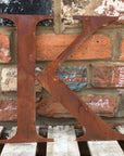Classic Rusty Metal Letters 5" And 12" A-Z 0-9 Rustic Signs For The Home And Garden