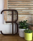 Rustic Art Deco Signs Rusty Metal Alphabet Letters – Home & Garden A-Z 0-9