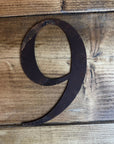 5" Classic Font Rusty Metal Alphabet Letters A-Z 0-9