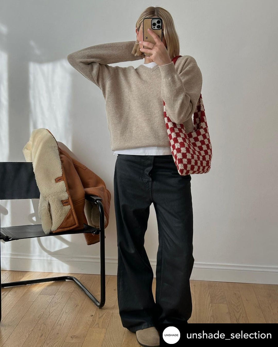 Hand-Made Crochet Cotton Tote Bag - Eco-Friendly & Sustainable Fashion by Sook Stainable at brixbailey.com
