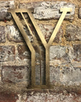 Gold Art Deco Metal Alphabet Letters – 5” or 12” Decorative Lettering A–Z