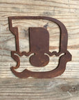 Rusty 5" Carnival Metal Letters A-Z