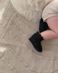 Black Baby Natural Sheepskin Boots