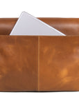 Hudson Leather Messenger Bag - Desert Tan
