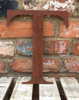 Classic Rusty Metal Letters 5" And 12" A-Z 0-9 Rustic Signs For The Home And Garden
