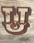 Rusty 5" Carnival Metal Letters A-Z