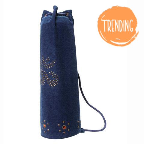 OMSutra Denim Yoga Mat Bag-1