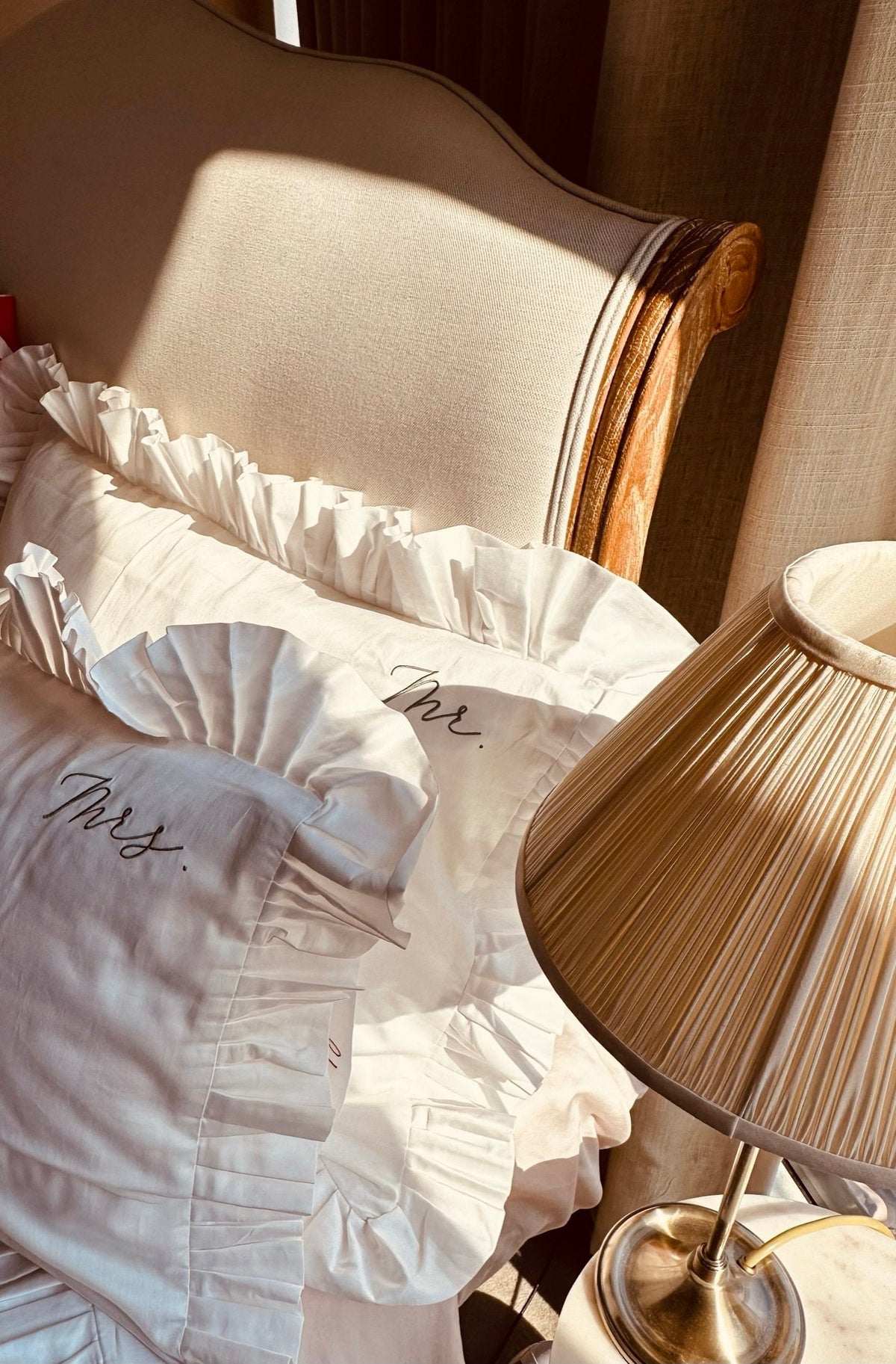 Mr. &amp; Mrs. Pillowcase Pair