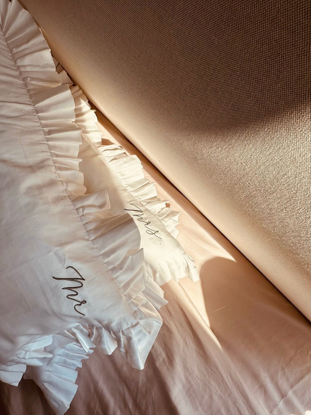 Mr. &amp; Mrs. Pillowcase Pair