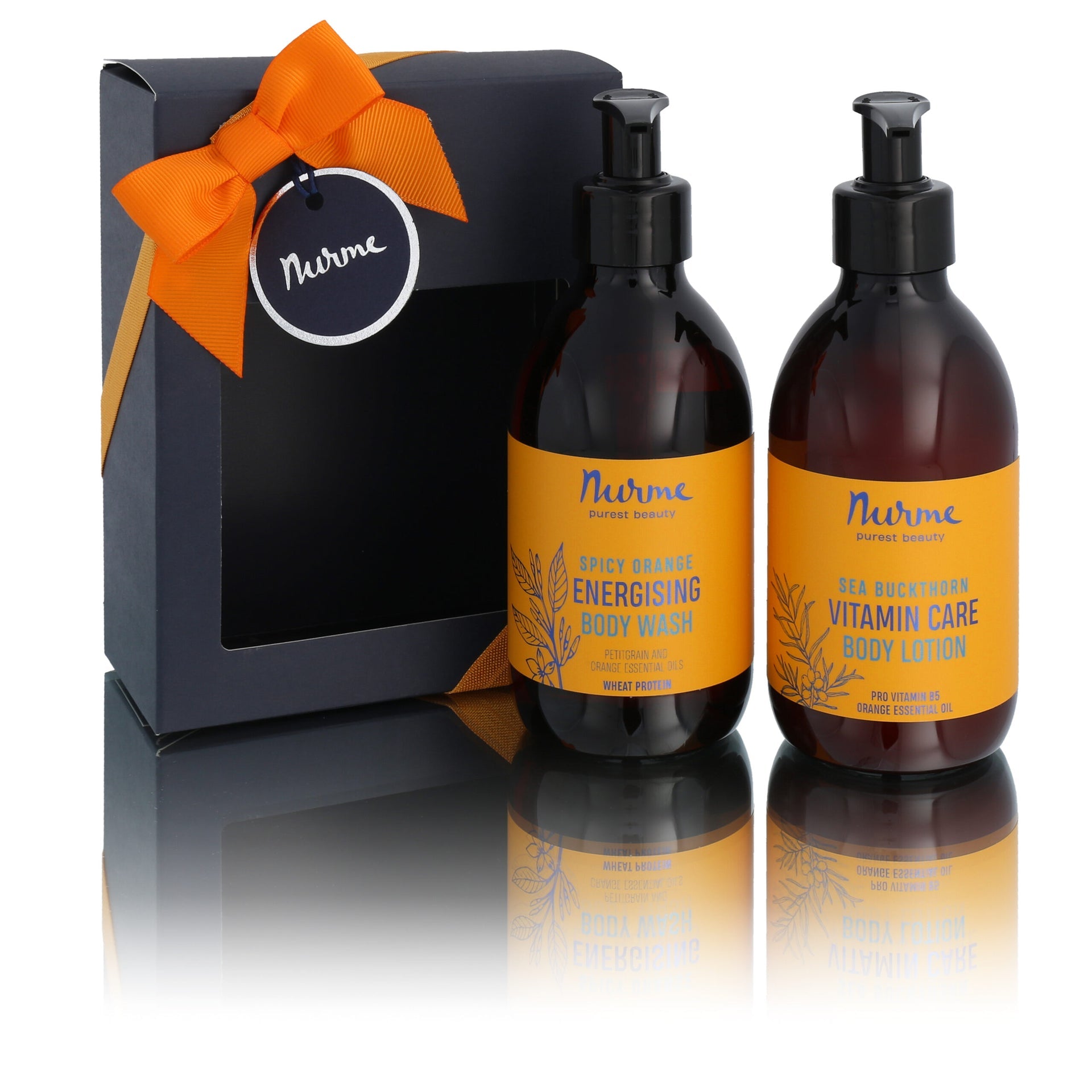 Spice Orange Gift Box – Revitalizing Skincare Set by Nurme at www.brixbailey.com