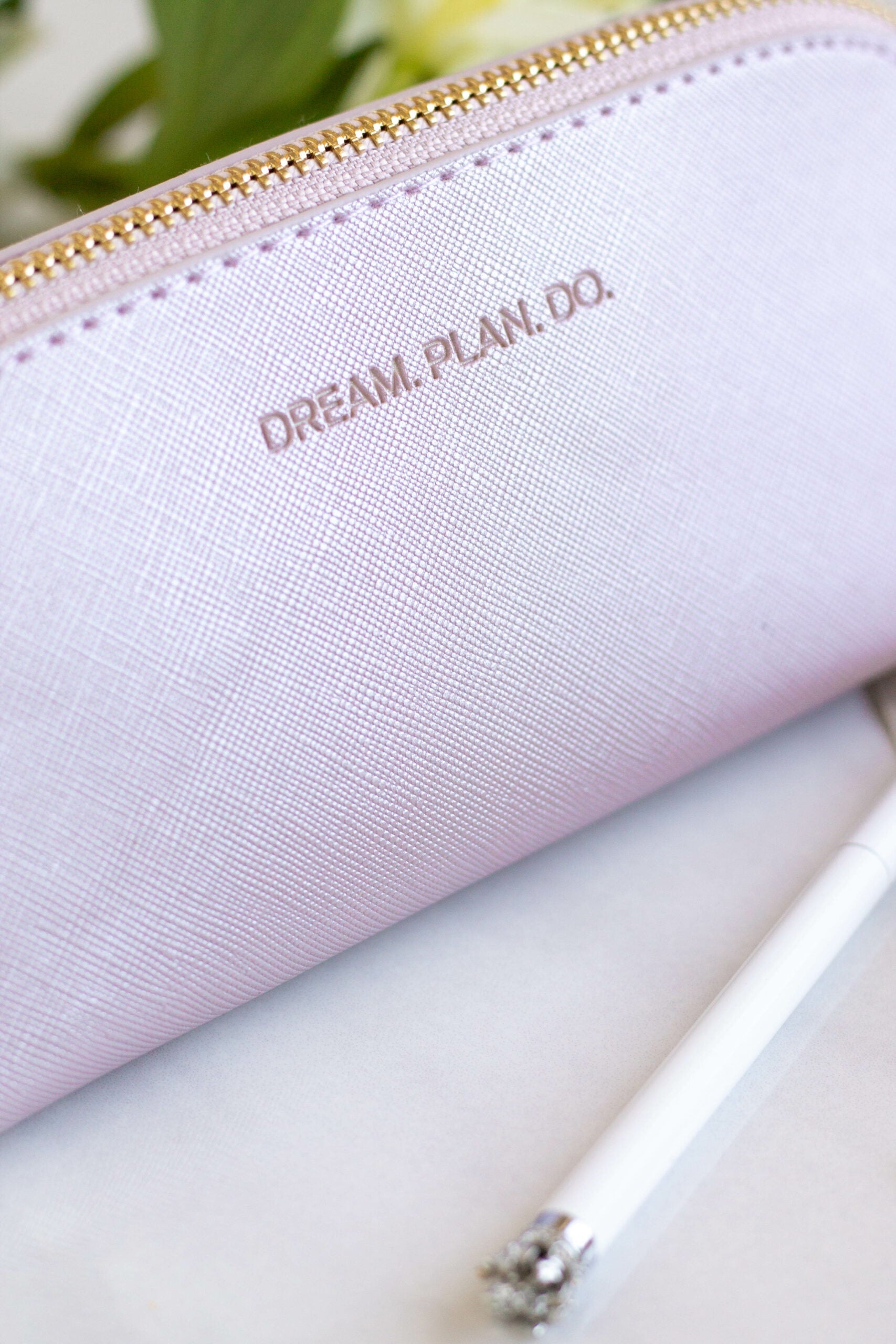 Purple Pencil Case Dream Plan Do