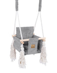 Indoor Baby Swing, Square - Grey