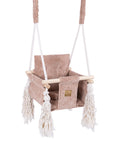 Indoor Baby Swing, Square - Pink Powder