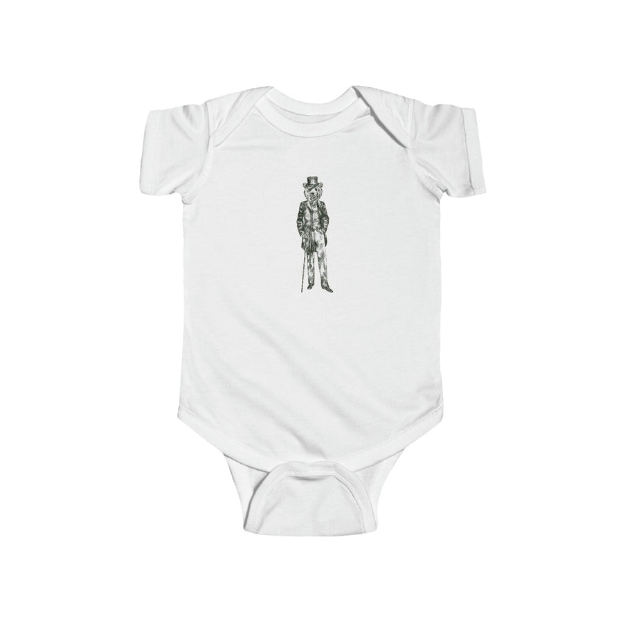 Infant Baby Bear Graphic Jersey Bodysuit Onesie - Brix + Bailey