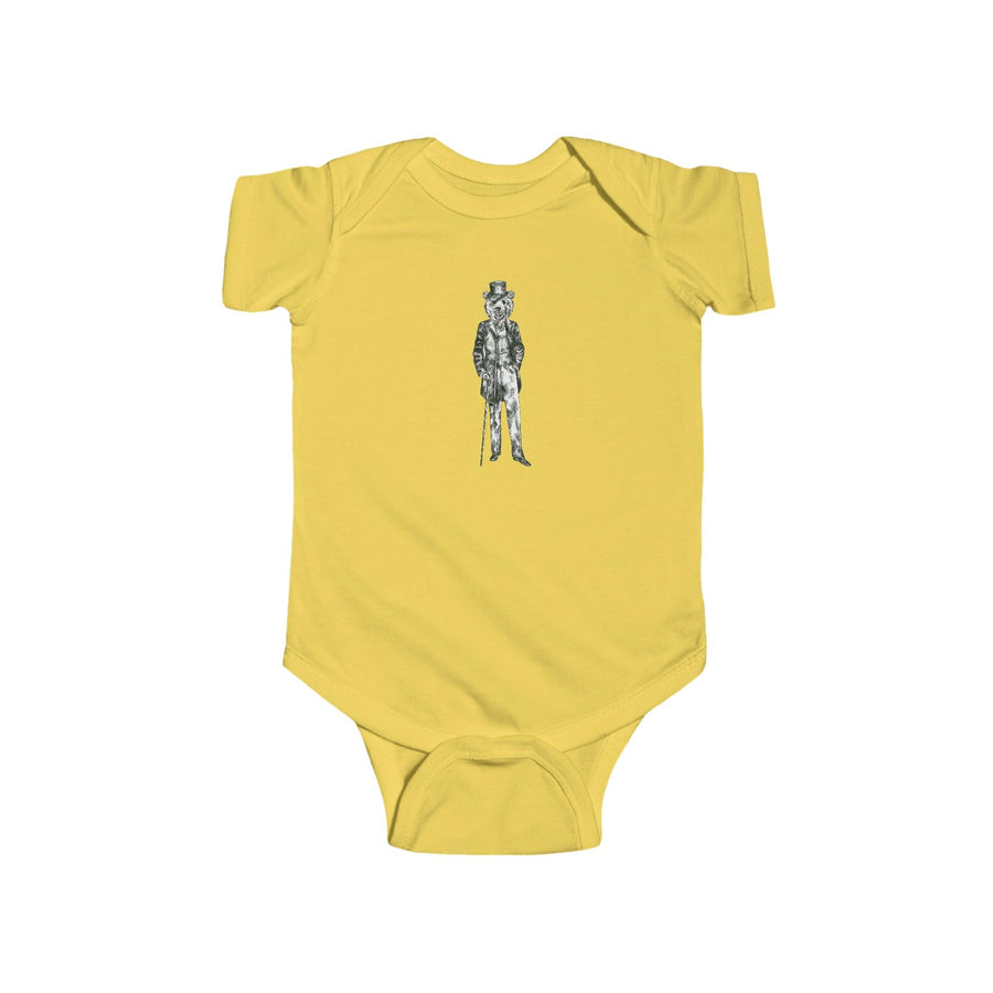 Infant Baby Bear Graphic Jersey Bodysuit Onesie - Brix + Bailey