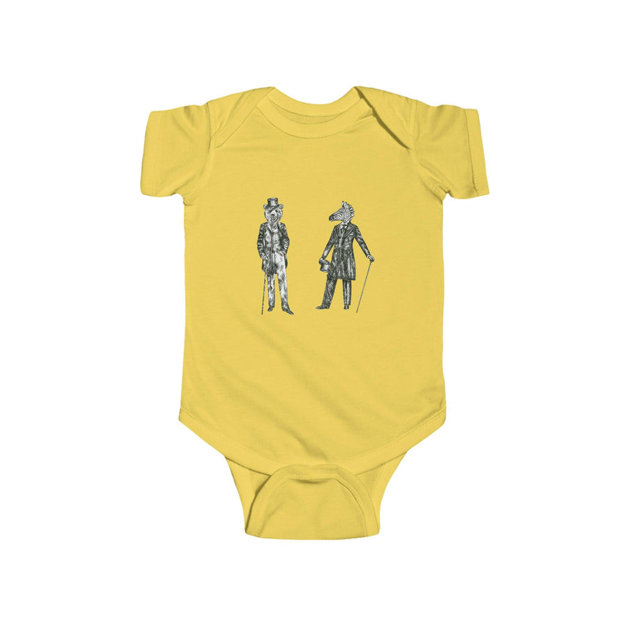 Infant Baby Chatting Graphic Jersey Bodysuit Onesie - Brix + Bailey