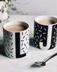 Personalised Initial Confetti Sprinkle Mug