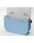 Aura Handmade Leather Bag - Baby Blue