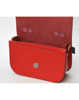 Aura Handmade Leather Bag - Pillar Box Red