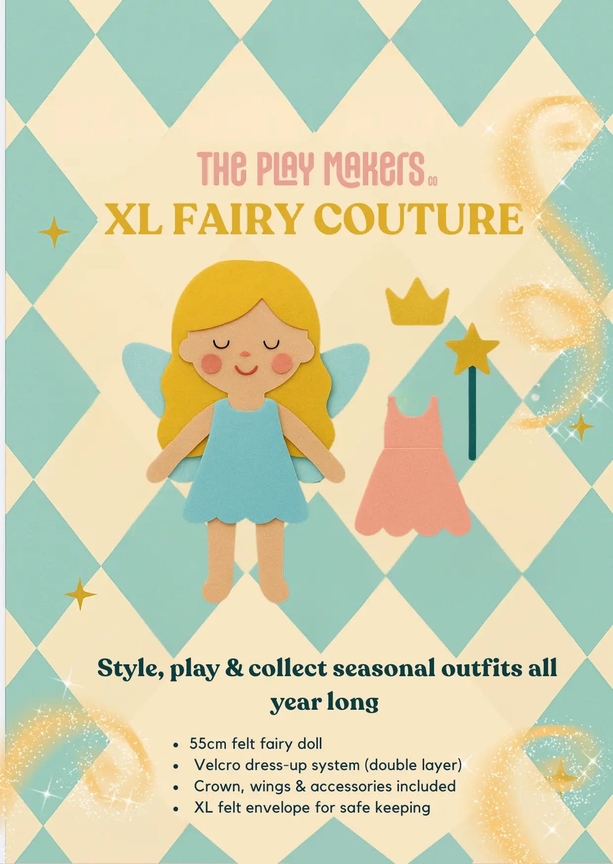 Eleonora Fairy Couture XL (55cm/ 22'' tall)