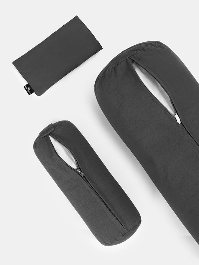 Yoga Studio Organic Meditation Bolster &amp; Eye Pillow Set - Relax