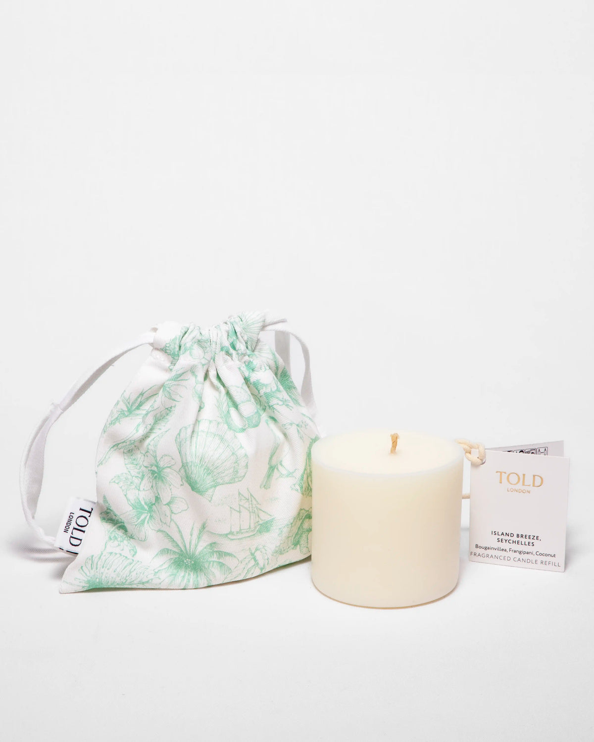 Island Breeze, Seychelles Candle Refill, 300g
