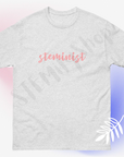 Cool women in stem science steminist tshirt in black, white or grey