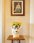 Italian Woman with Lemons Vase Moro Head