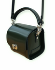 Bauble Handmade High Shine Leather Handbag - Ivy Green