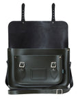 Handmade Leather Satchel - Ivy Green