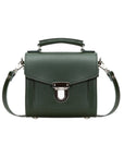 Handmade Leather Sugarcube Handbag - Ivy Green