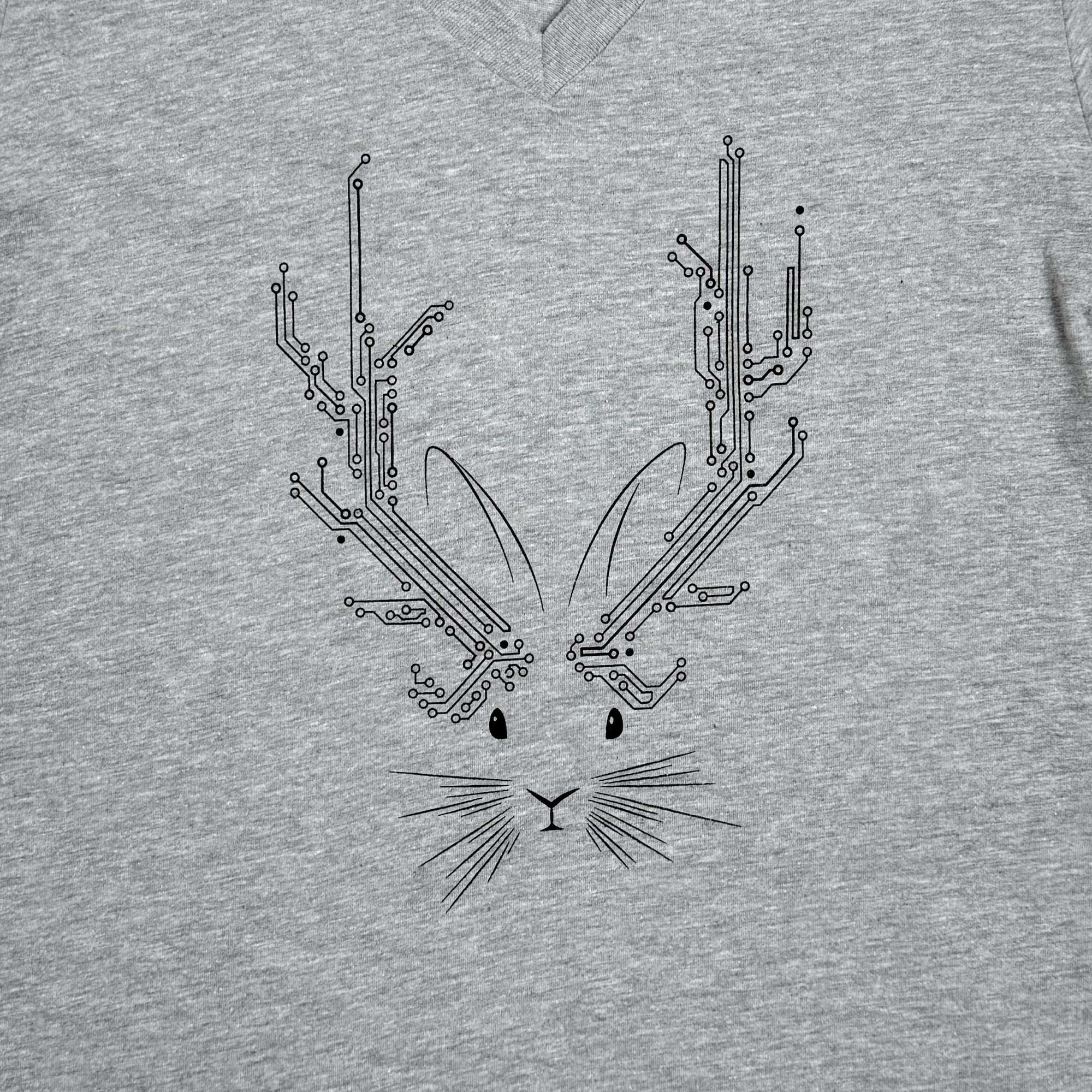 Jackalope Womens V-neck T-shirt-1