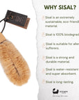 Japanese SPA Sisal Brush