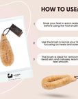 Japanese SPA Sisal Brush