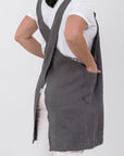 Japanese Style Linen Apron for Cooking and Crafts