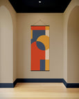 Retro Geometric Tapestry