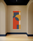 Retro Geometric Tapestry