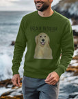 Golden Retriever Vibes: Sustainable Men’s Sweatshirt