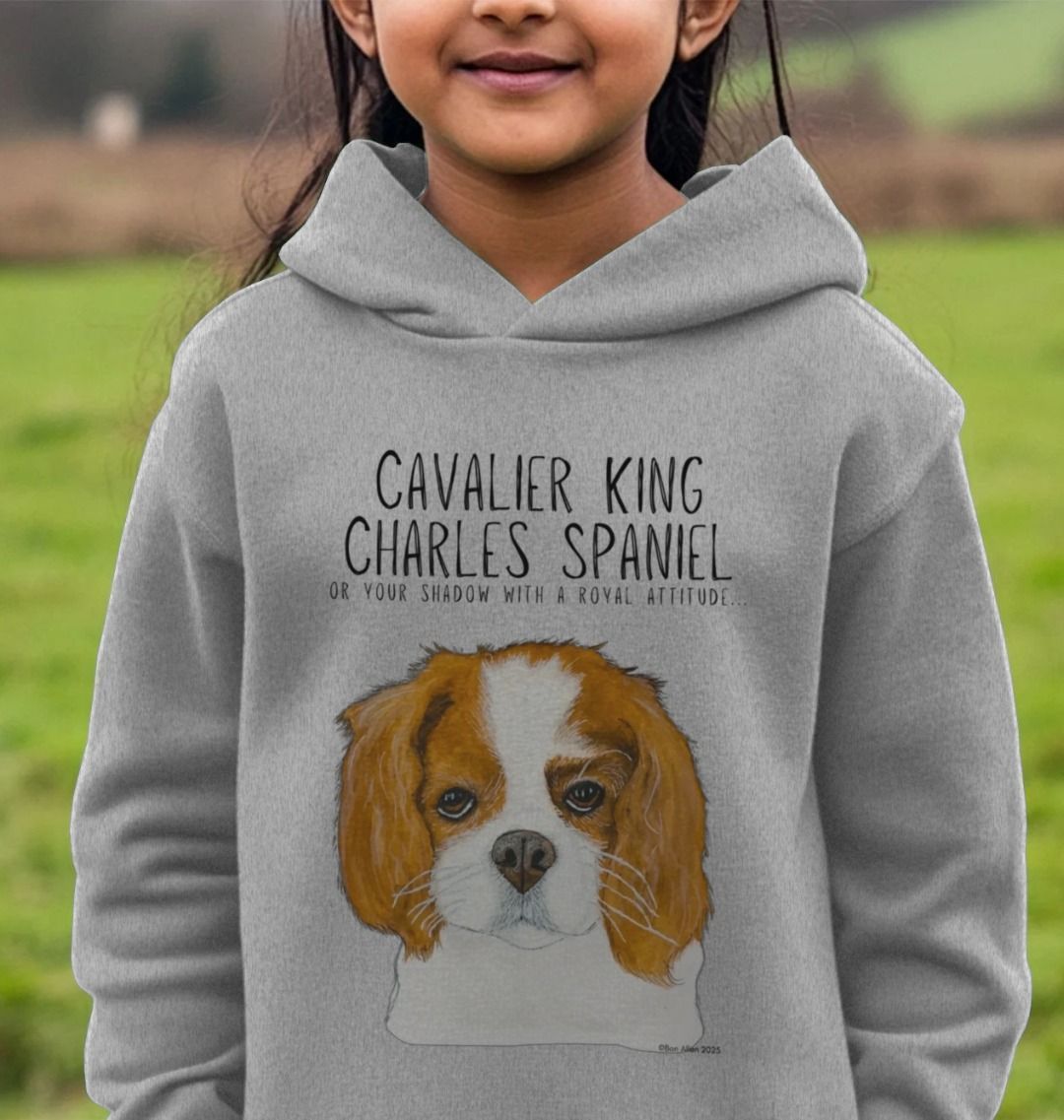 Little Monarchs &amp; Muzzles: Eco Kids Hoodie for Pup-Loving Royalty