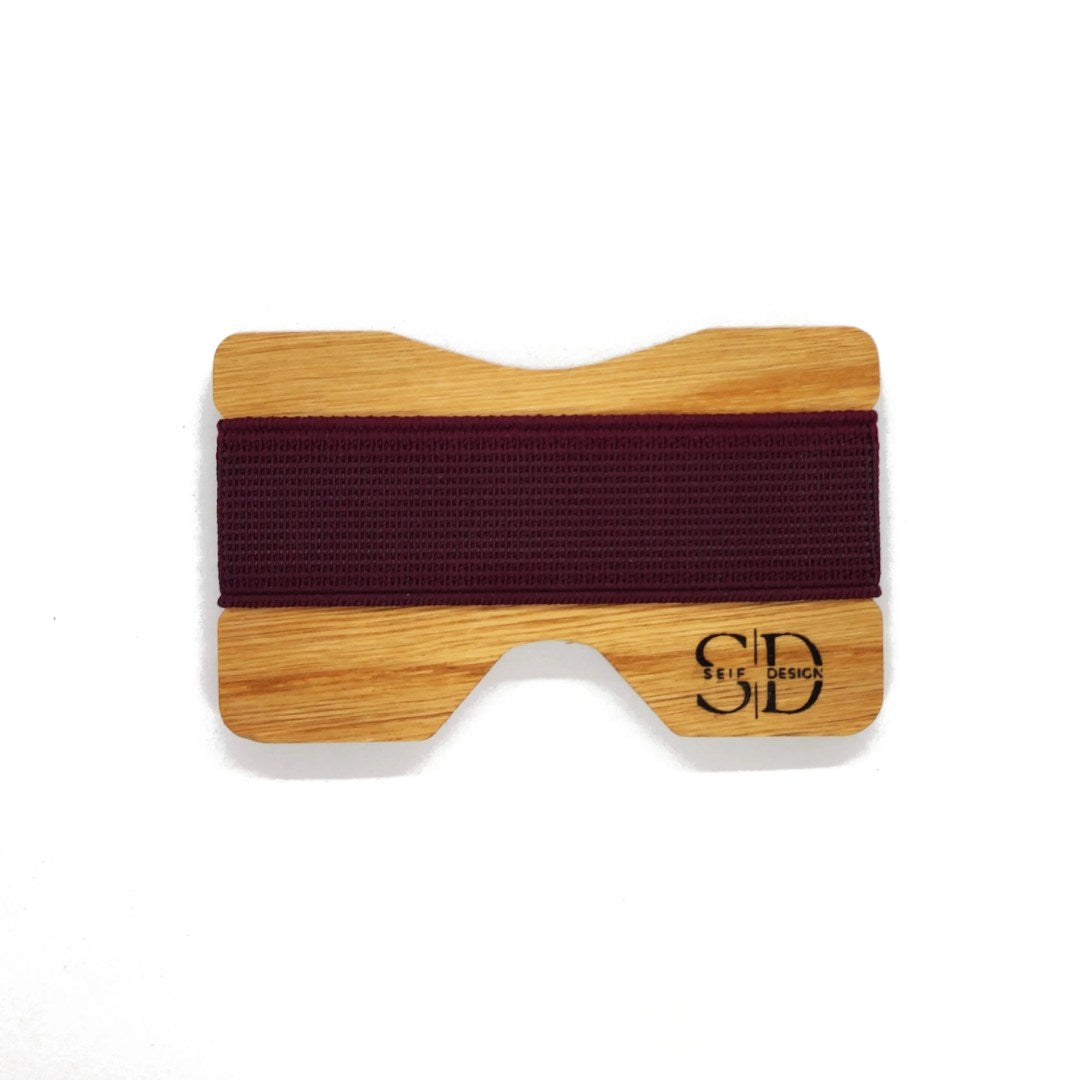 Solid Oak RFID Cardholder - Eco-Friendly &amp; Stylish Kaffatu Tamm by Seif Design at www.brixbailey.com