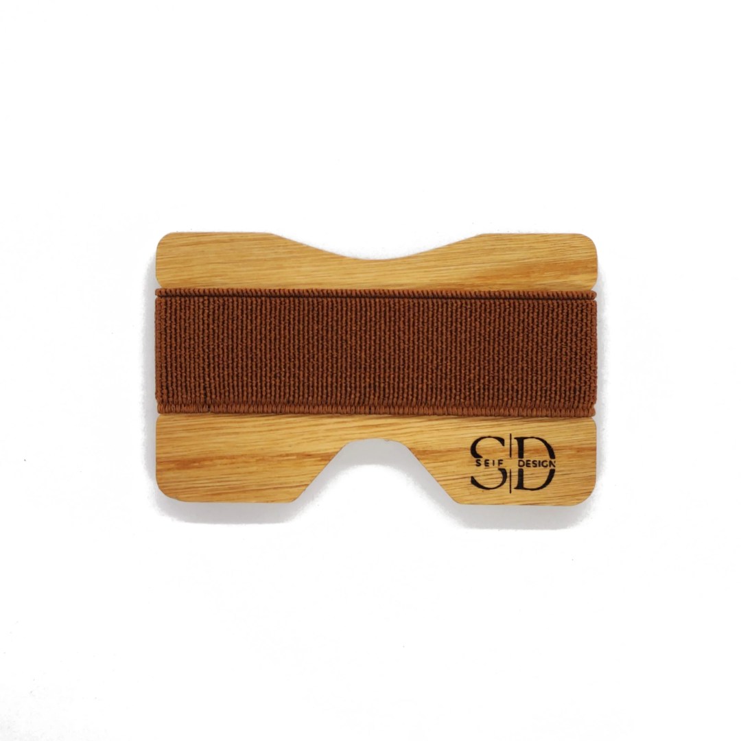 Sophisticated Oak Cardholder – RFID &amp; Eco-Friendly by Seif Design at www.brixbailey.com